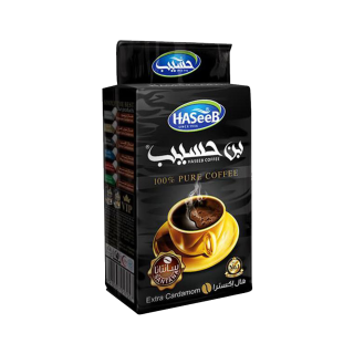 Haseeb Ground Turkish Coffee Super Extra Cardamom (SANTANA) 500 g