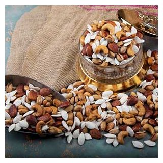 Extra smoked nut mix with white seeds 450gr
