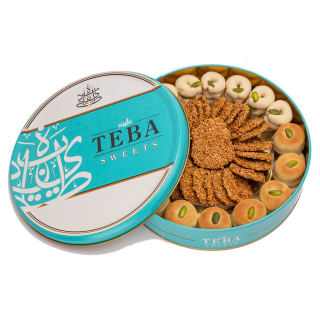 Mixed Barazek, Ghraibe and Maamoul cookies from TEBA sweets 550G 
